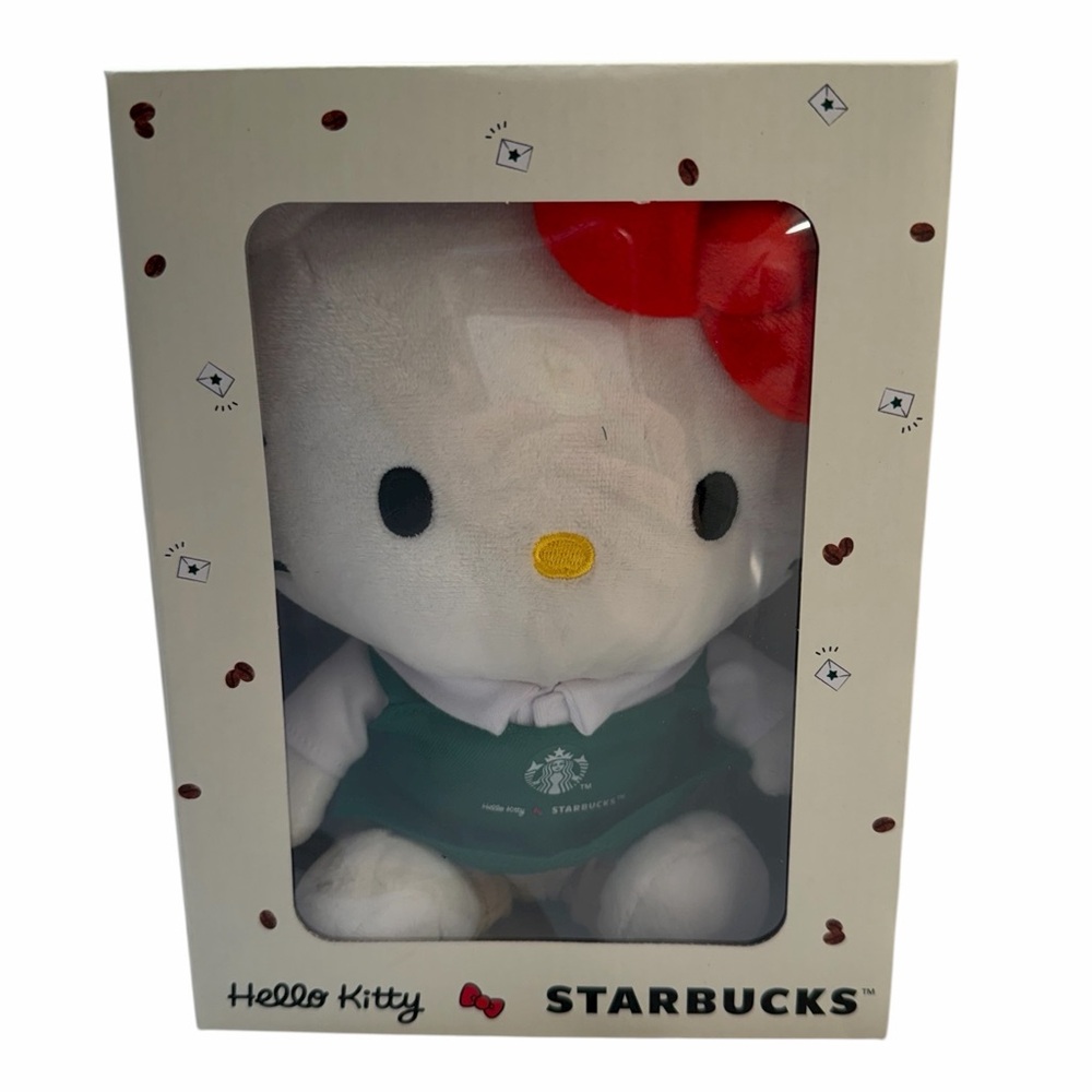 Hello Kitty × Starbucks - Holiday 2025 Barista Plush Doll 🧸✨ Limited Edition